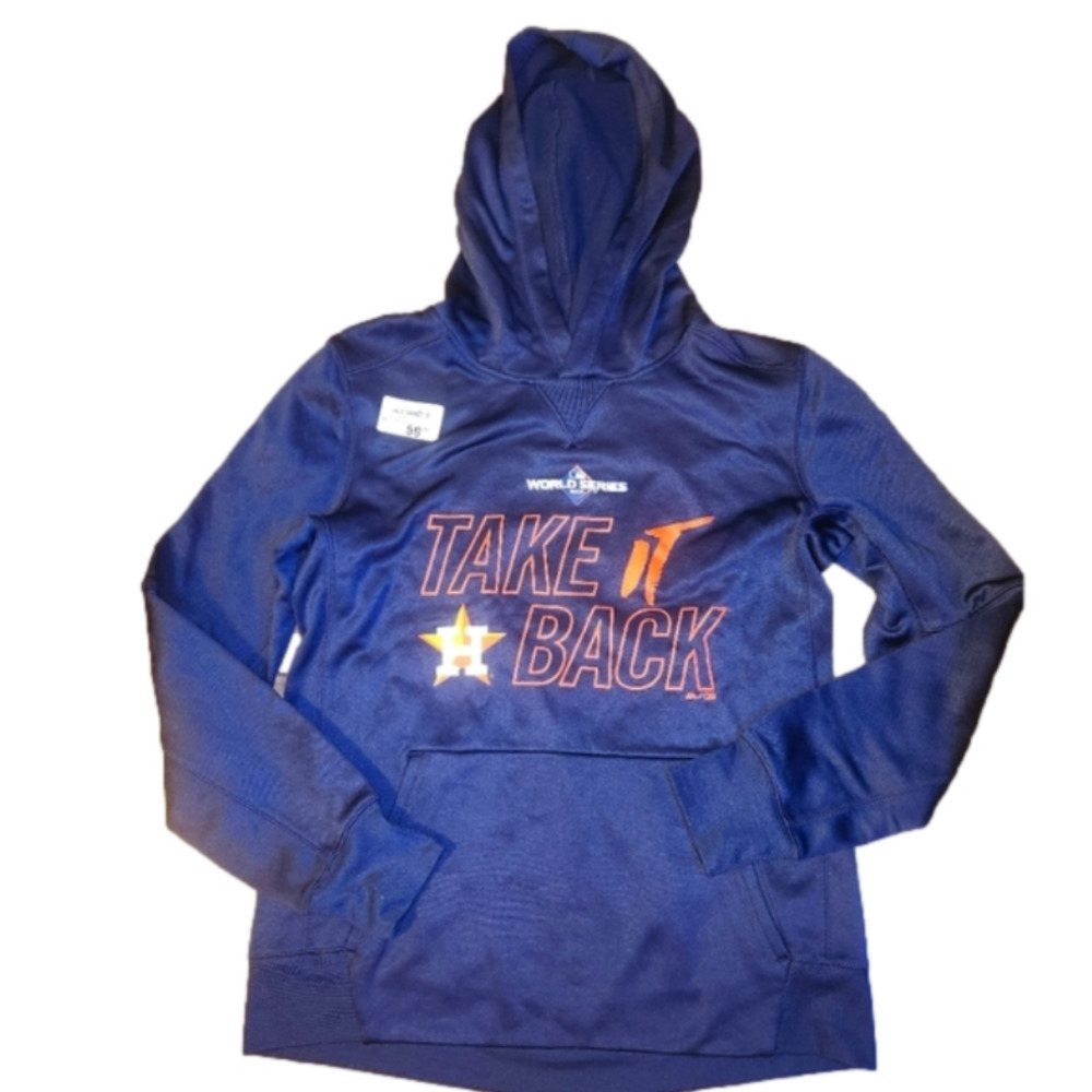HOUSTON Astros World Series (2019) Hoodie size youth L (14/16) NWOT